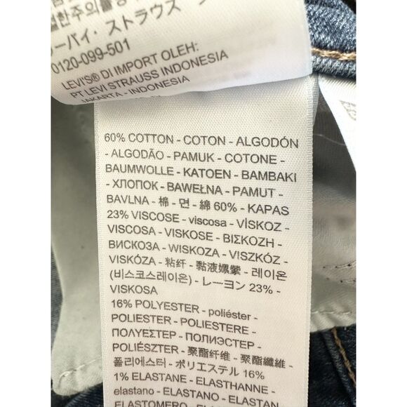 Levi's Jeans Womens Plus Size 22W Blue Wash Mid Rise Straight Denim - Picture 8 of 12